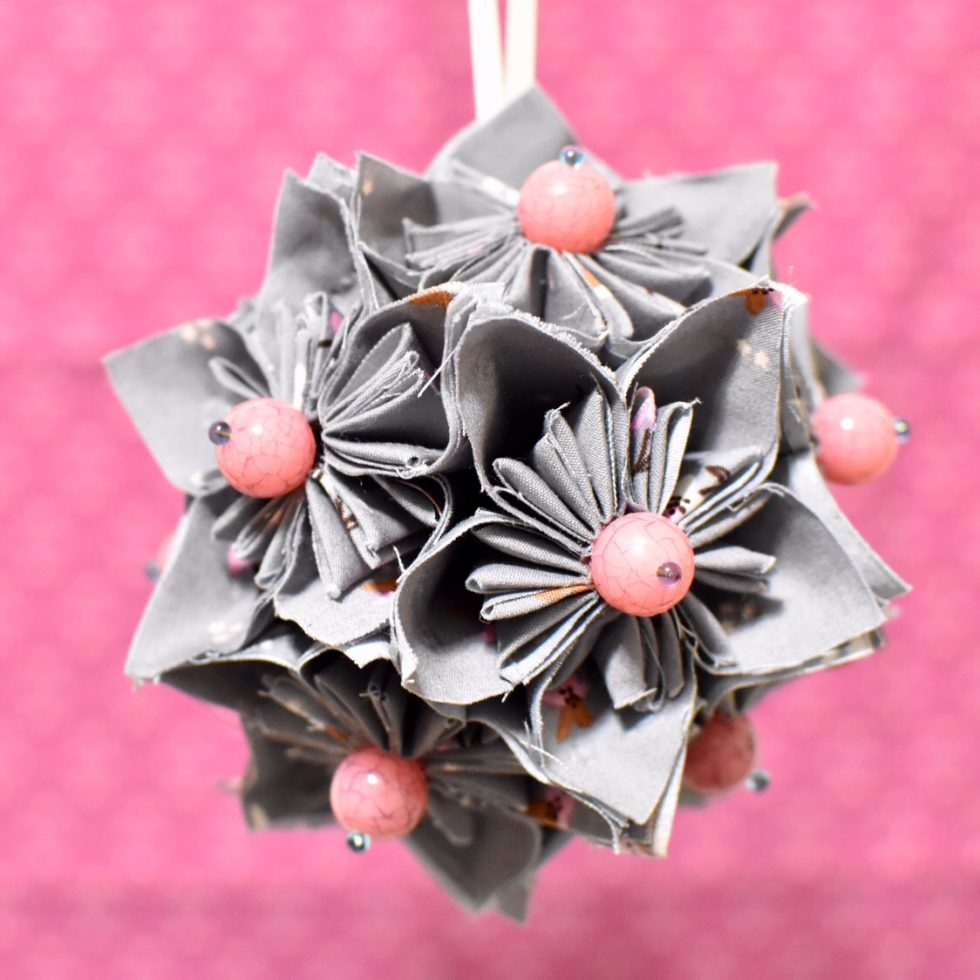 Fabric Kusudama Ornament – Ornament Along #11