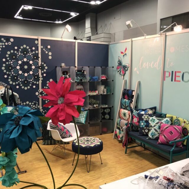 Loved to Pieces Fabric Booth – Spring Quilt Market 2018