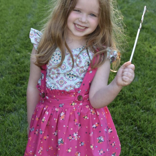 dress and jumpskirt with patterns