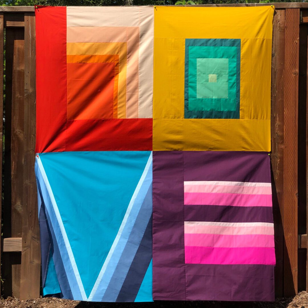 four flag squares combined into a big rectangle