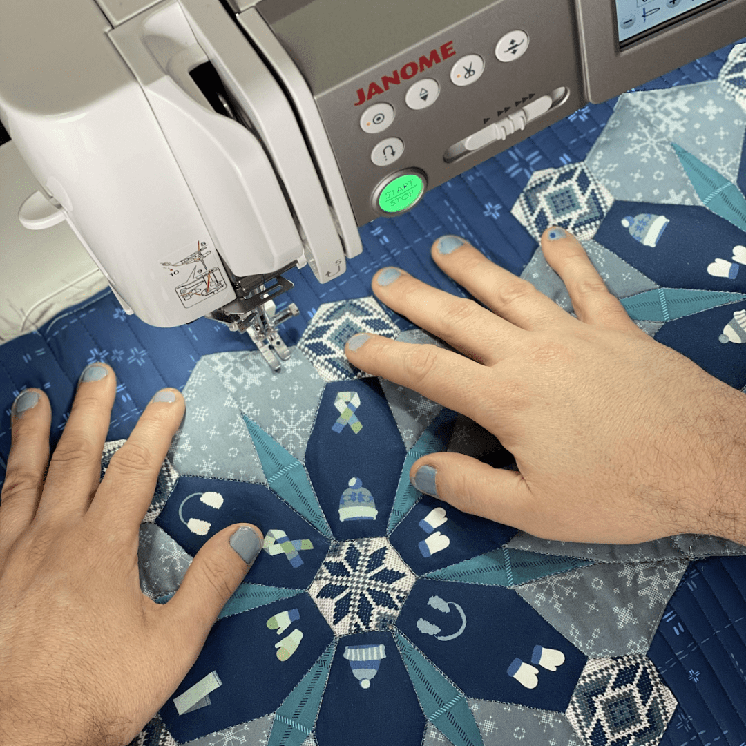 The process of sewing